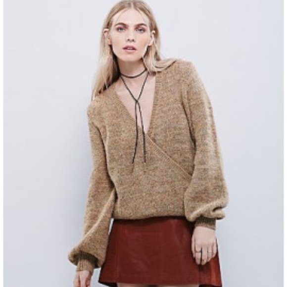 Free People Sweaters - Free People Cross My Heart Sweater Wrap